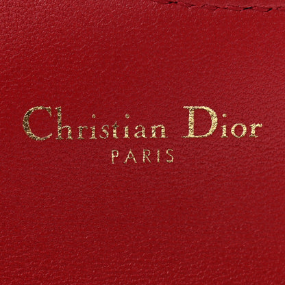 Christian Dior Goatskin Saddle Card Holder Mexican Red 6 of 7