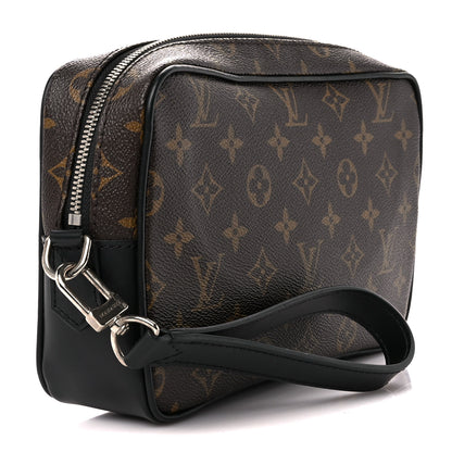 Louis Vuitton Monogram Macassar Kasai Clutch Black 3 of 10
