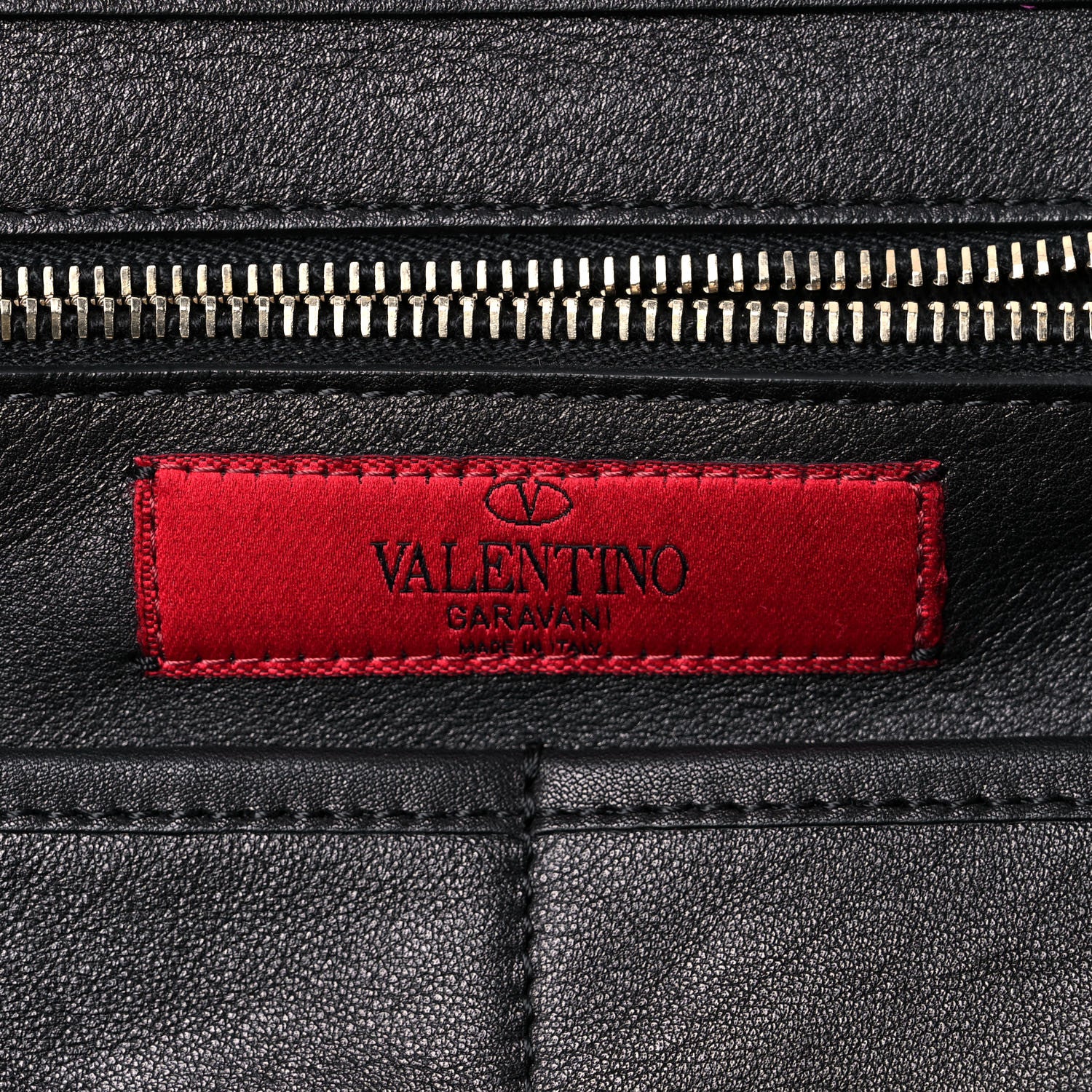 Valentino Garavani Vitello Medium Rockstud Tote Black 6 of 14