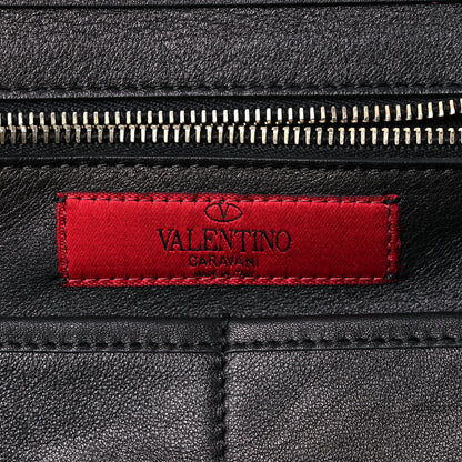 Valentino Garavani Vitello Medium Rockstud Tote Black 6 of 14