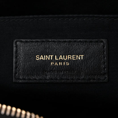 Saint Laurent Velvet Matelasse Monogram Lou Camera Bag Black 6 of 10