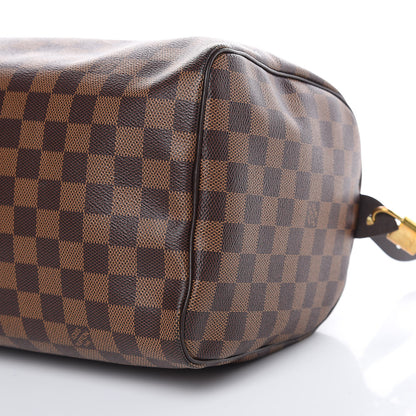Louis Vuitton Damier Ebene Speedy 30 9 of 12