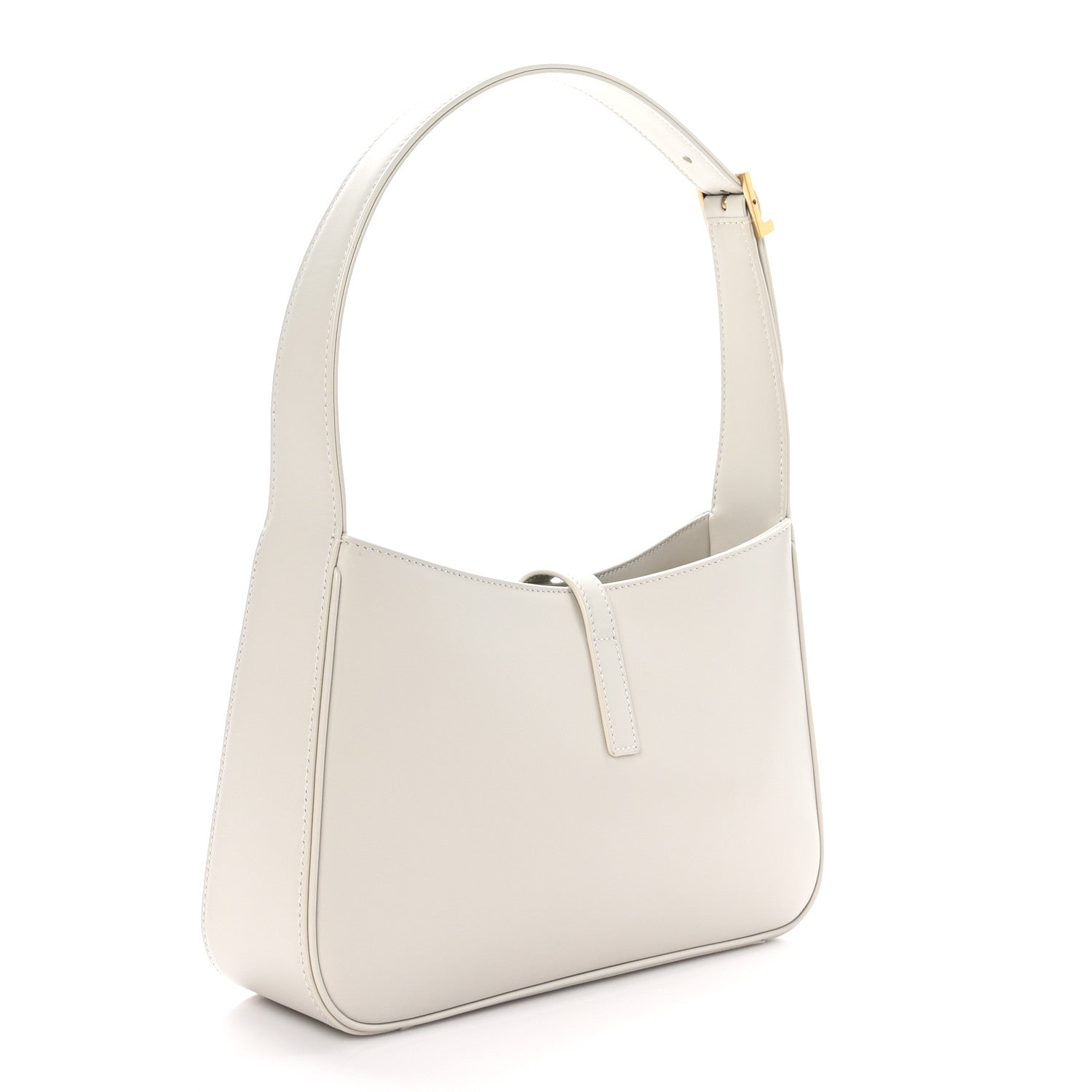 Saint Laurent Smooth Calfskin Le 5 A 7 Hobo Blanc Vintage 3 of 9