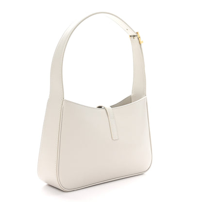 Saint Laurent Smooth Calfskin Le 5 A 7 Hobo Blanc Vintage 3 of 9