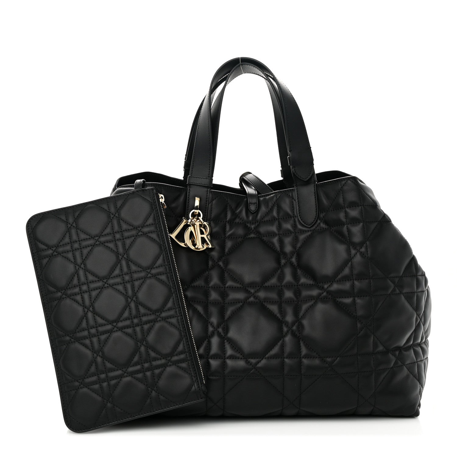 Christian Dior Calfskin Macrocannage Large Toujours Black 1 of 16