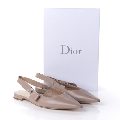 Christian Dior Lambskin Sweet D Ballerina Slingback Flat 40.5 Powder Pink 9 of 9