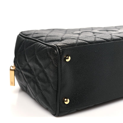 Chanel Caviar Quilted Large Bowler Black 8 of 10