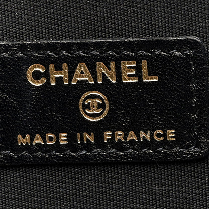 Chanel Lambskin Quilted Small Top Handle Vanity Case With Chain Black 6 of 12