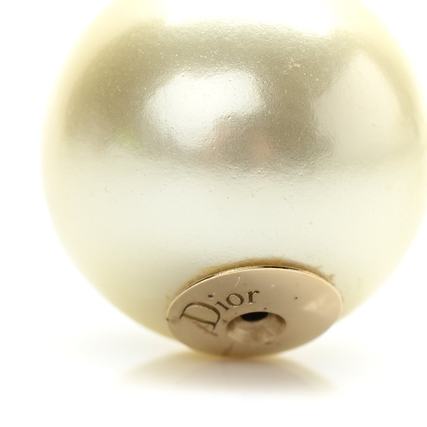 Pearl Mise En Dior Tribal Earrings Gold