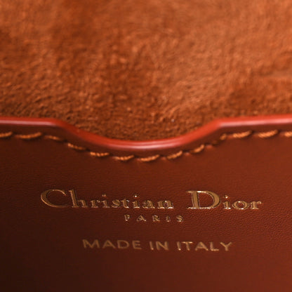Christian Dior Box Calfskin Medium Bobby Flap Dark Tan 6 of 9