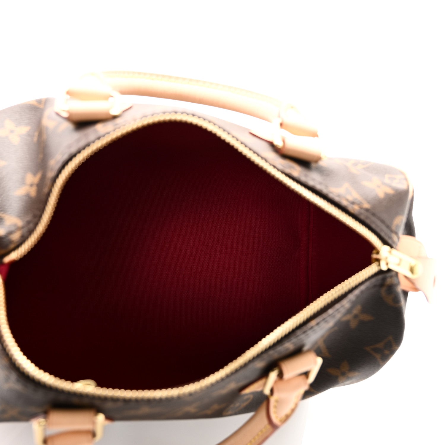 Louis Vuitton Monogram My LV Heritage Speedy 25 Burgundy Ivory
