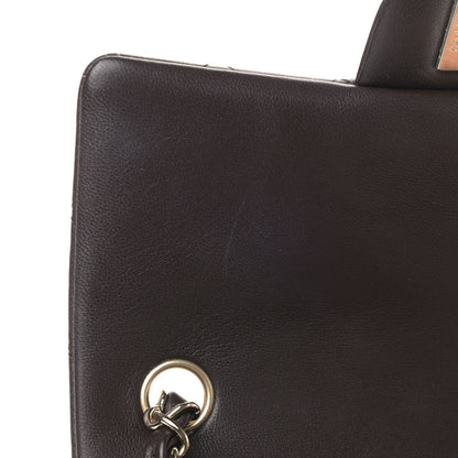 Chanel Lambskin Quilted Mini Rectangular Flap Dark Brown 5 of 5