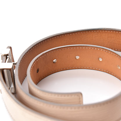 Louis Vuitton Epi 30mm LV Initiales Belt 80 32 Ivory 7 of 9