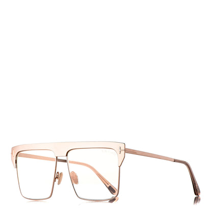 Tom Ford Gold Plated West Sunglasses TF706 Rose Gold 1 of 9