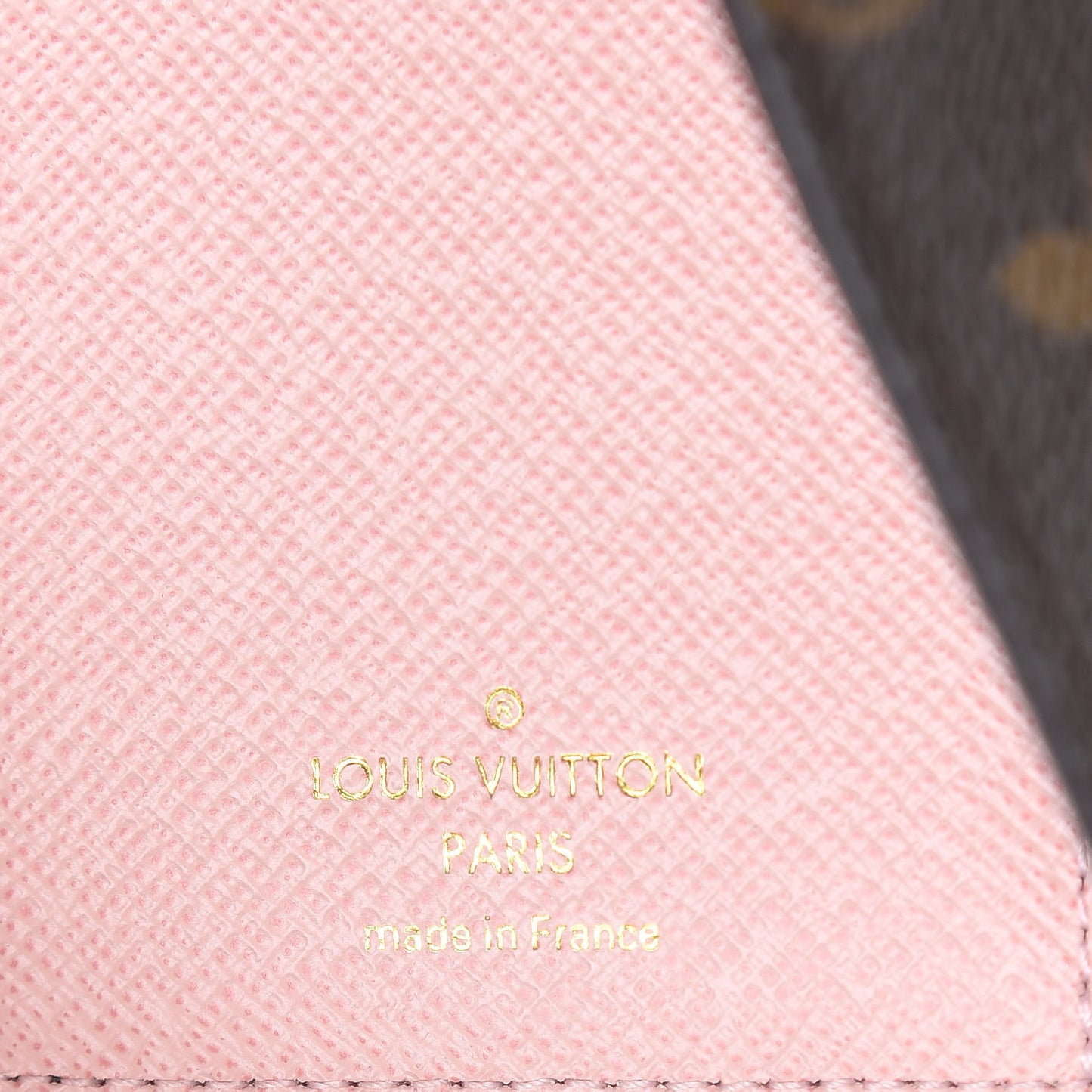 Monogram Victorine Wallet Rose Ballerine