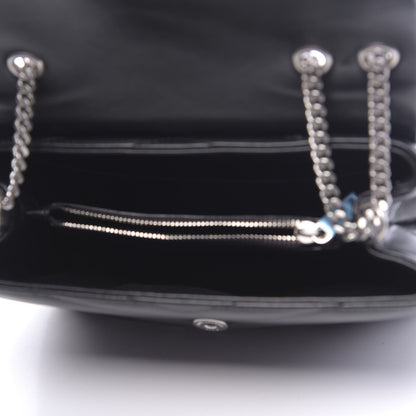 Saint Laurent Calfskin Y Quilted Monogram Small Loulou Chain Satchel Black 5 of 9