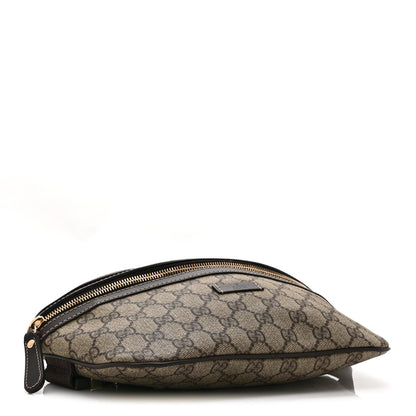 Gucci GG Supreme Monogram Belt Bag Dark Brown 4 of 10