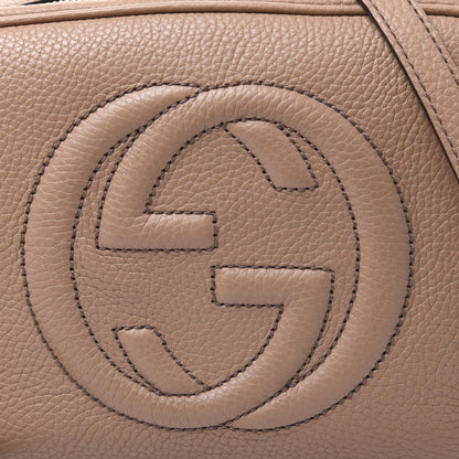 Gucci Pebbled Calfskin Small Soho Disco Bag Rose Beige 9 of 9