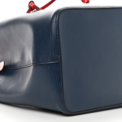 Louis Vuitton Epi Neonoe Indigo Coquelicot 8 of 9