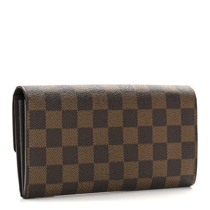 Louis Vuitton Damier Ebene Sarah Wallet 3 of 12