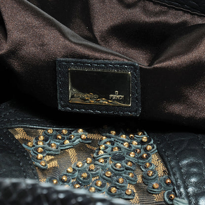 Fendi Nappa Zucca Studded Spy Tobacco 6 of 9