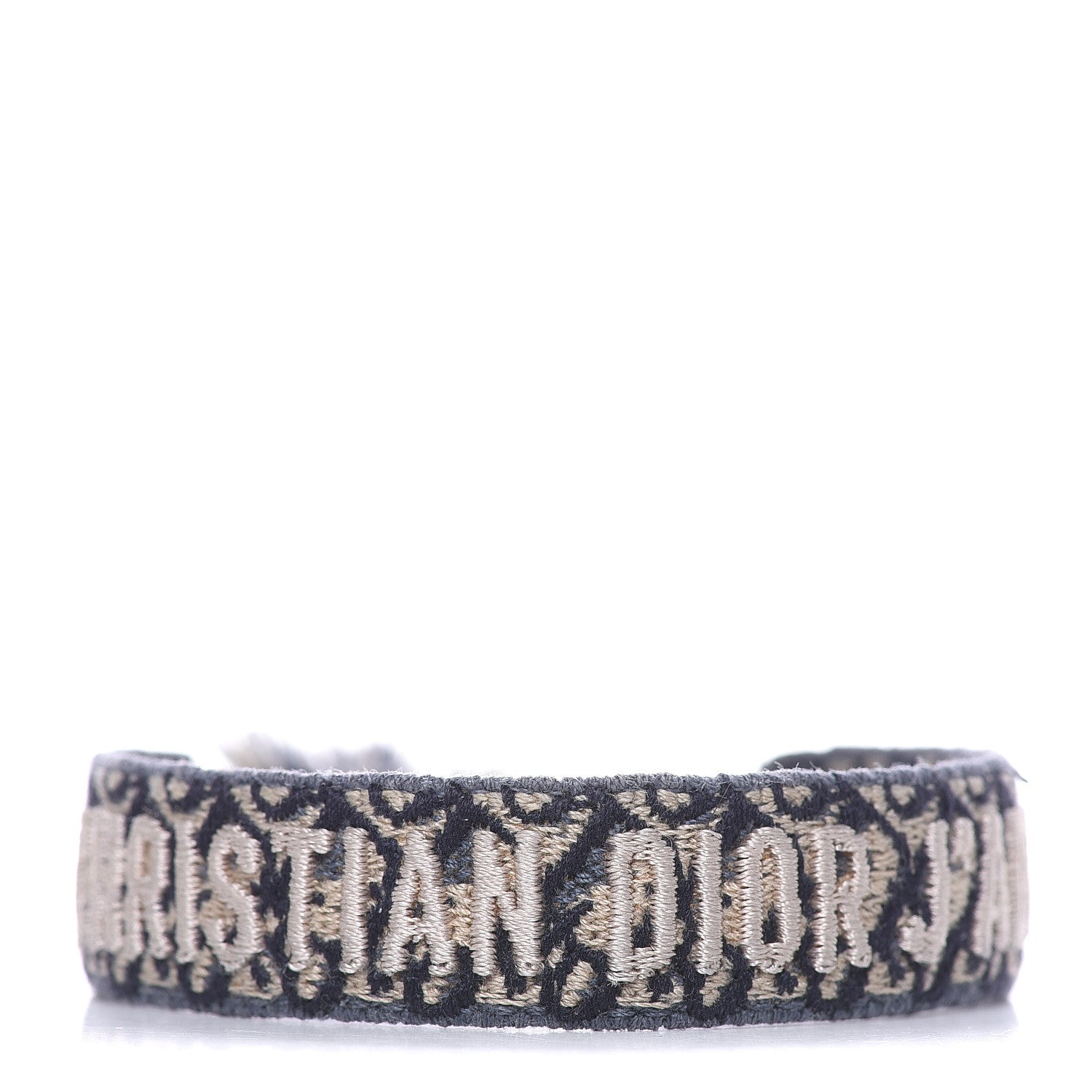 Christian Dior Woven Cotton J'Adior Friendship Bracelet Blue 1 of 4