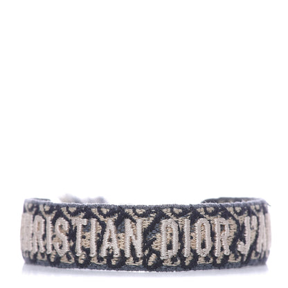 Christian Dior Woven Cotton J'Adior Friendship Bracelet Blue 1 of 4
