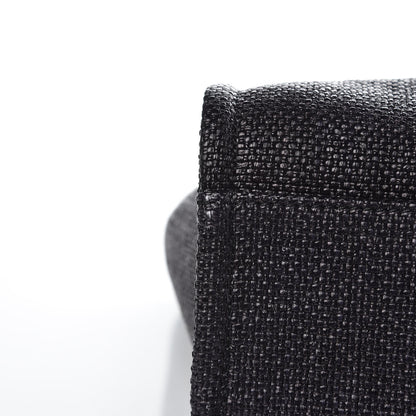 Chanel Woven Straw Raffia Small Deauville Tote Black 10 of 10