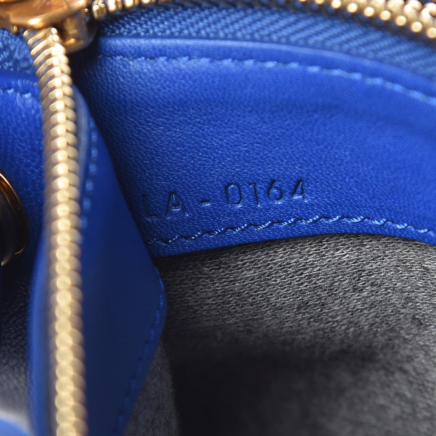 Lambskin Large Trio Crossbody Bag Deep Blue