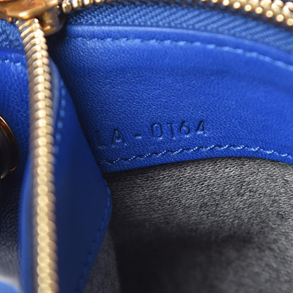 Celine Lambskin Large Trio Crossbody Bag Deep Blue 9 of 12