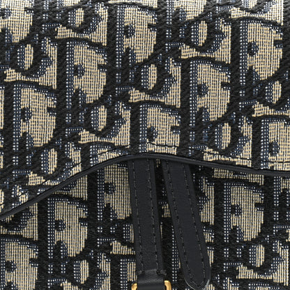 Christian Dior Oblique Saddle Belt Bag Blue 8 of 10