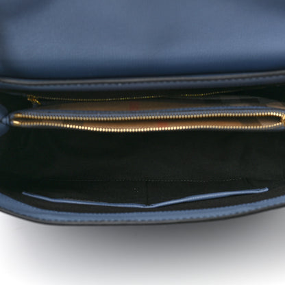 Burberry Derby Calfskin House Check Medium Camberley Slate Blue 5 of 9