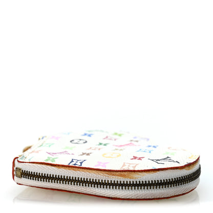 Louis Vuitton Monogram Multicolor Coeur Heart Coin Purse White 8 of 9