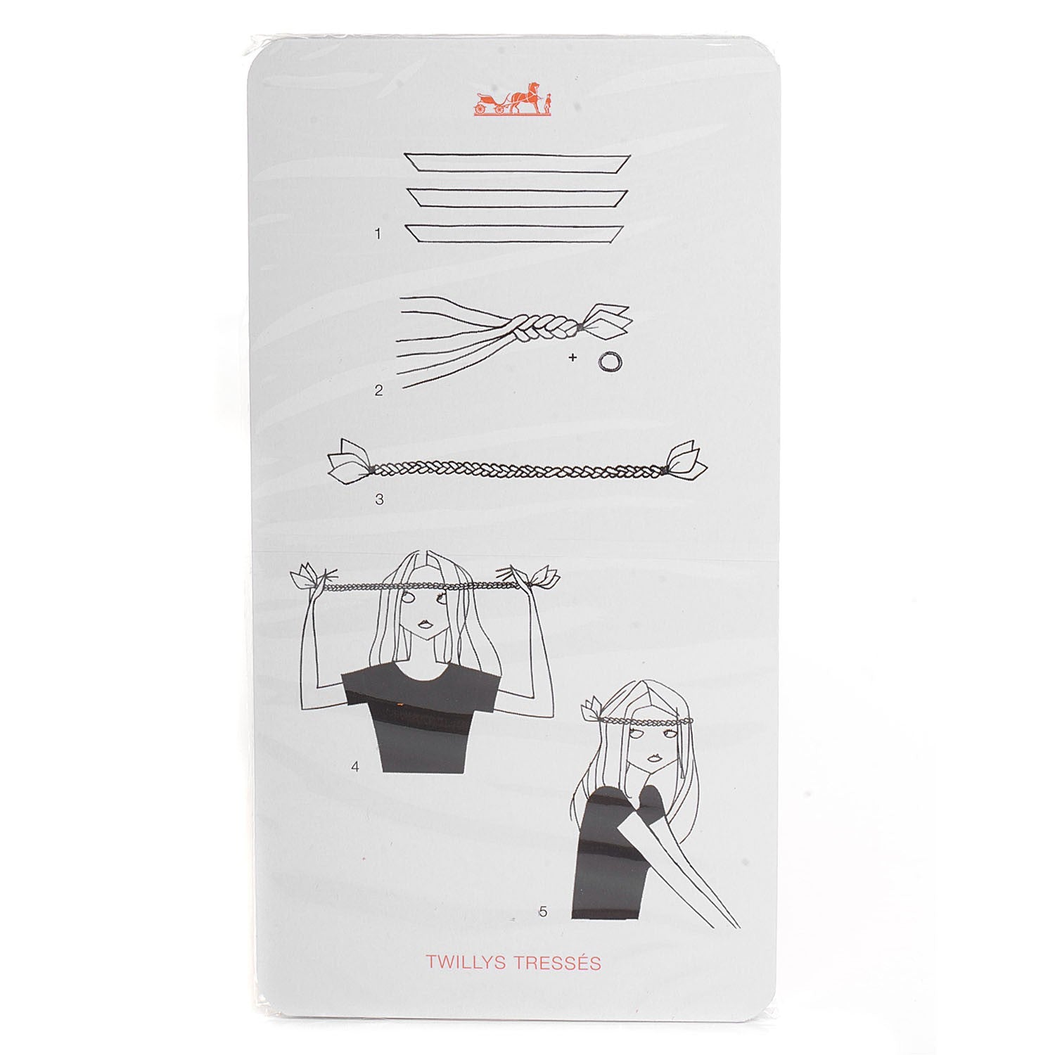 Hermes Knotting Cards Cartes A Nouer Carre Scarf Guide 5 of 5
