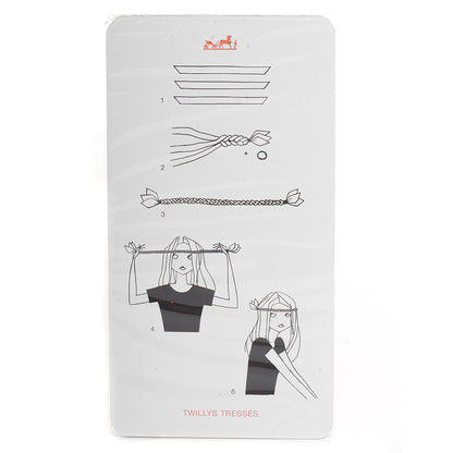 Hermes Knotting Cards Cartes A Nouer Carre Scarf Guide 5 of 5
