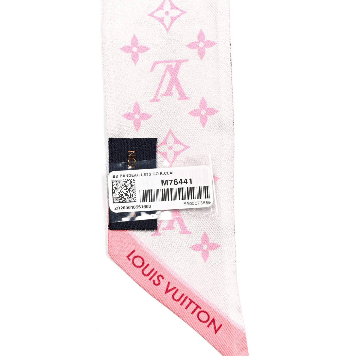 Silk Monogram Let's Go BB Bandeau Pink