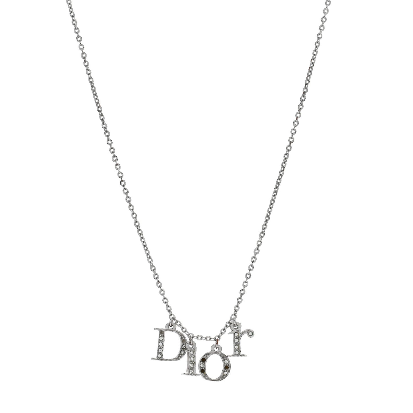 Crystal Dio(r)evolution Necklace Silver