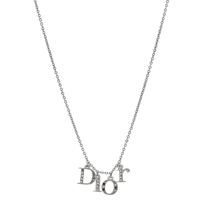 Christian Dior Crystal Dio(r)evolution Necklace Silver 1 of 5