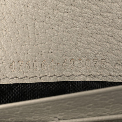 Gucci GG Supreme Monogram Web Queen Margaret Flap Wallet Beige Ebony Mystic White 7 of 9