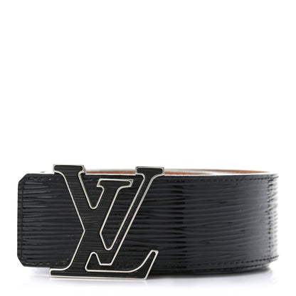 Louis Vuitton Epi Electric 40mm LV Initiales Belt 95 38 Black 1 of 7