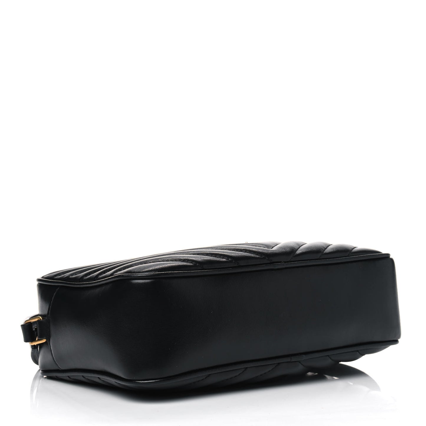 Calfskin Matelasse Monogram Lou Camera Bag Black