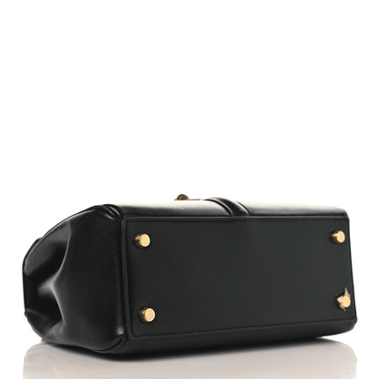 Celine Satinated Calfskin Small 16 Top Handle Bag Black 4 of 10