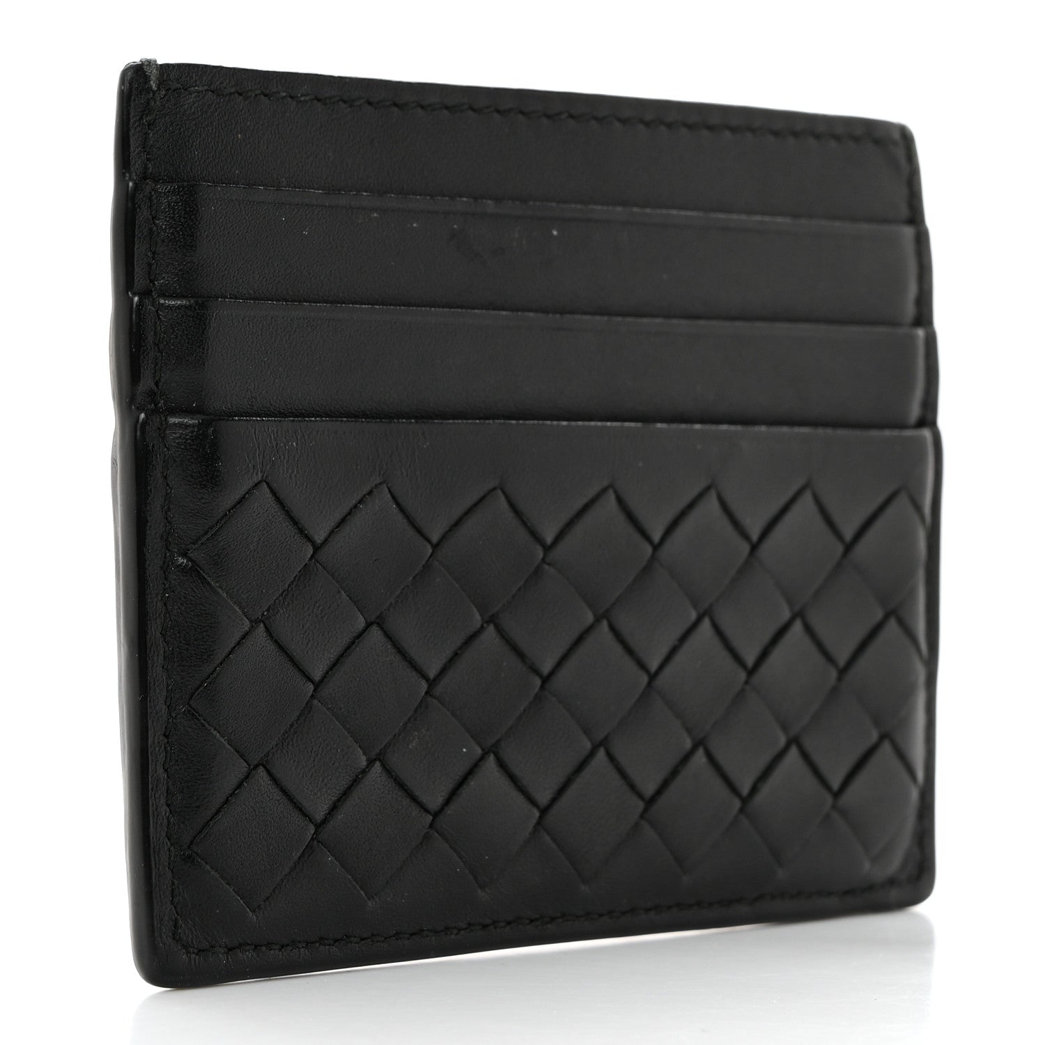Bottega Veneta Nappa Intrecciato Card Holder Black 3 of 8