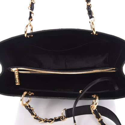 Chanel Caviar Quilted Grand Shopping Tote GST Black 9 of 10
