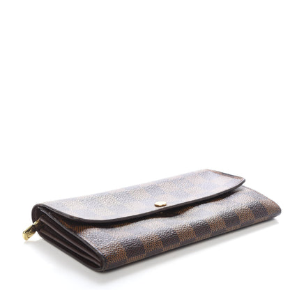Louis Vuitton Damier Ebene Sarah Wallet 4 of 9