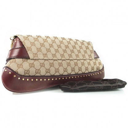 Gucci Monogram GG Studded Large Horsebit Clutch 3 of 10