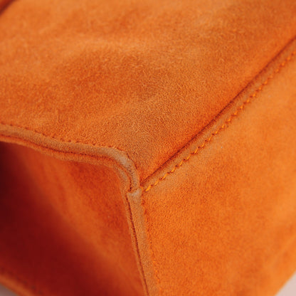 Hermes Veau Doblis Kelly Pochette Orange 12 of 16