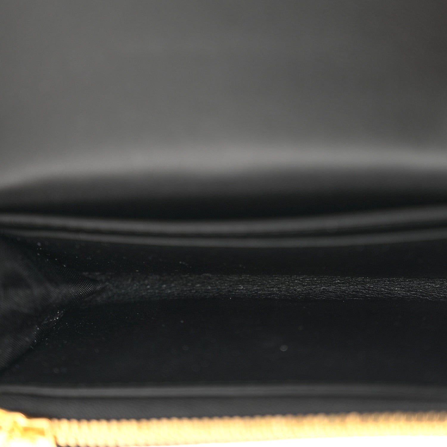 Christian Dior Supple Calfskin Cannage Caro Glycine Wallet Black 5 of 12