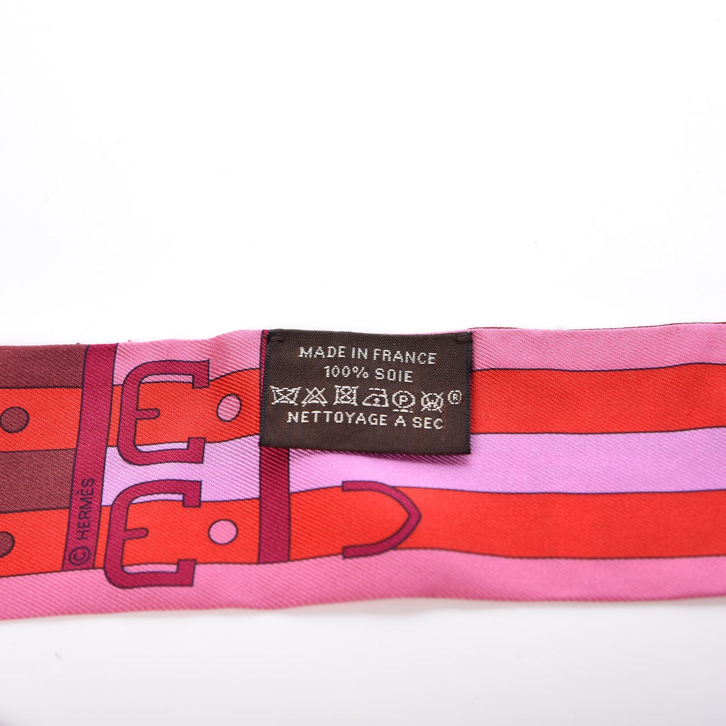 Silk Rocabar Twilly Rose Vif Bordeaux