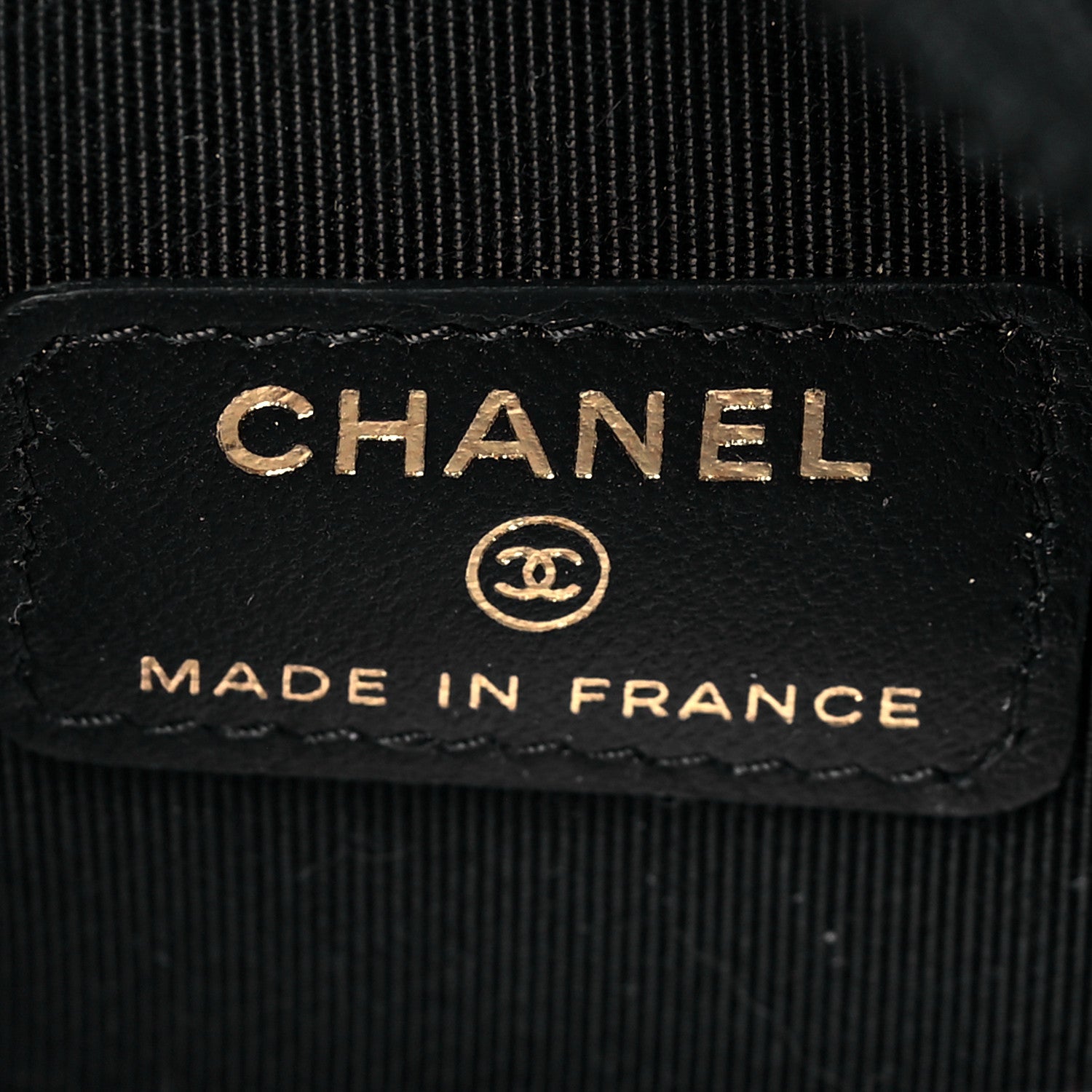 Chanel Tweed Lambskin Quilted Arm Coin Purse Black 6 of 11